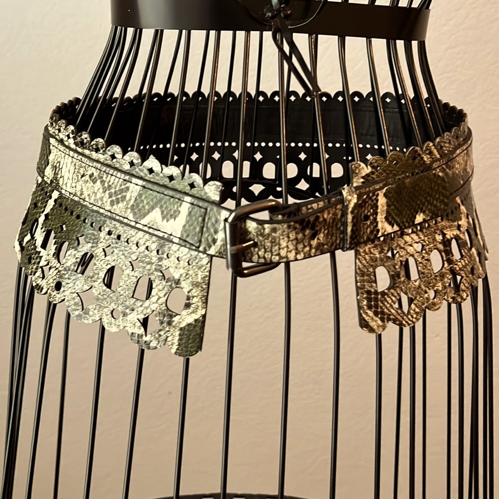 Unique Bcbg Belt. Multicolored With Unique Cuts. … - image 1